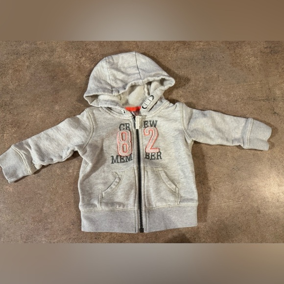 Carter's Other - Carter's Gray Zip-Up Hoodie Sweatshirt